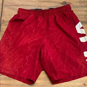 Under Armour Red Men's Athletic Shorts. Size M